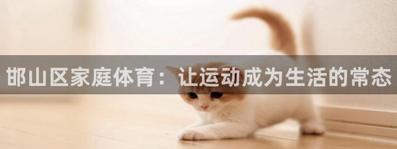 一竞技官方正版app集团简介：邯山区家庭体育：让运动